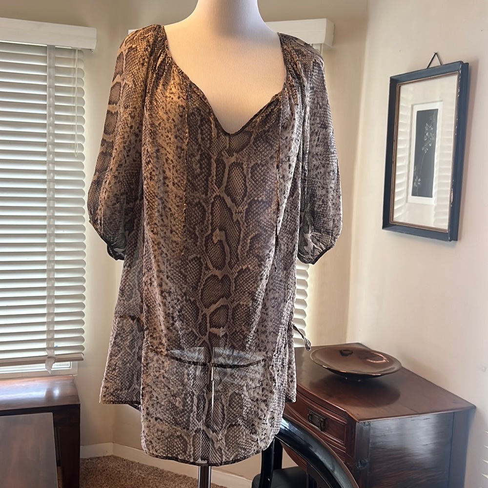 Heidi Klein Silk Blouse Size 2 (Med)